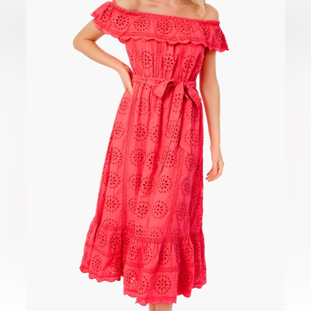 Lilly Pulitzer size XL coral dress